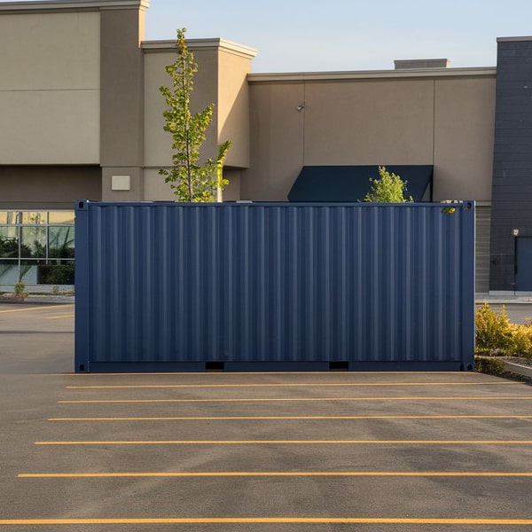 our commercial storage containers have a weight capacity ranging from 5,000 to 8,000 pounds, depending on the size